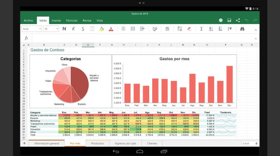 Microsoft Office y LibreOffice para Android