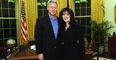 Mónica Lewinsky y Bill Clinton