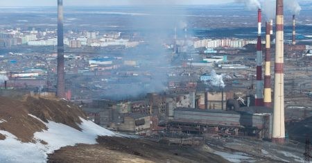 norilsk vista de la ciudad