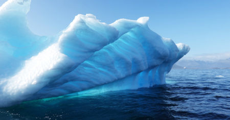 cambio climático iceberg