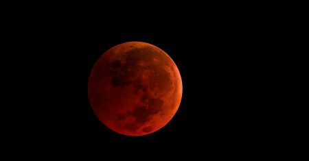 eclipse total de luna 2022, qué es la luna de sangre