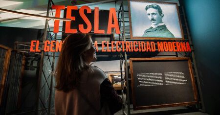 Exposición de Nikola Tesla en Caixaforum