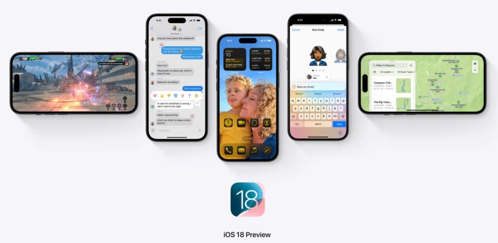 iOS 18 beta iPhone